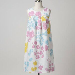 Boutique Moschino Watercolor Floral Linen Shift Dress – IT 40 / US 4